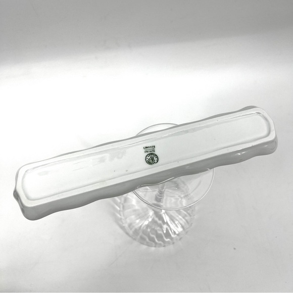 Limoges Fine Porcelain China Trinket Jewelry Pen eyeglass Floral Daisy Dish Tray - Picture 10 of 13